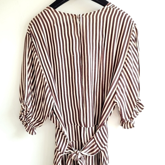 Faithfull The Brand Farah Brighton Stripe Midi Dress NWT Size 6/Medium - Picture 12 of 16